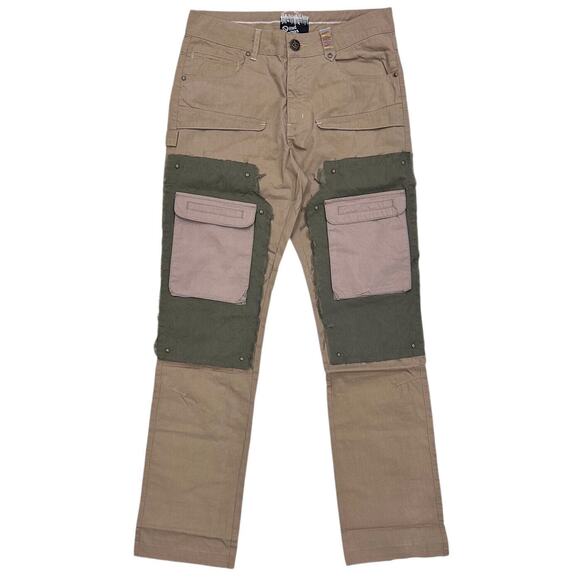 Lifted Anchors Men's Stash Carpenter Panel Cargo Straight Leg Pants